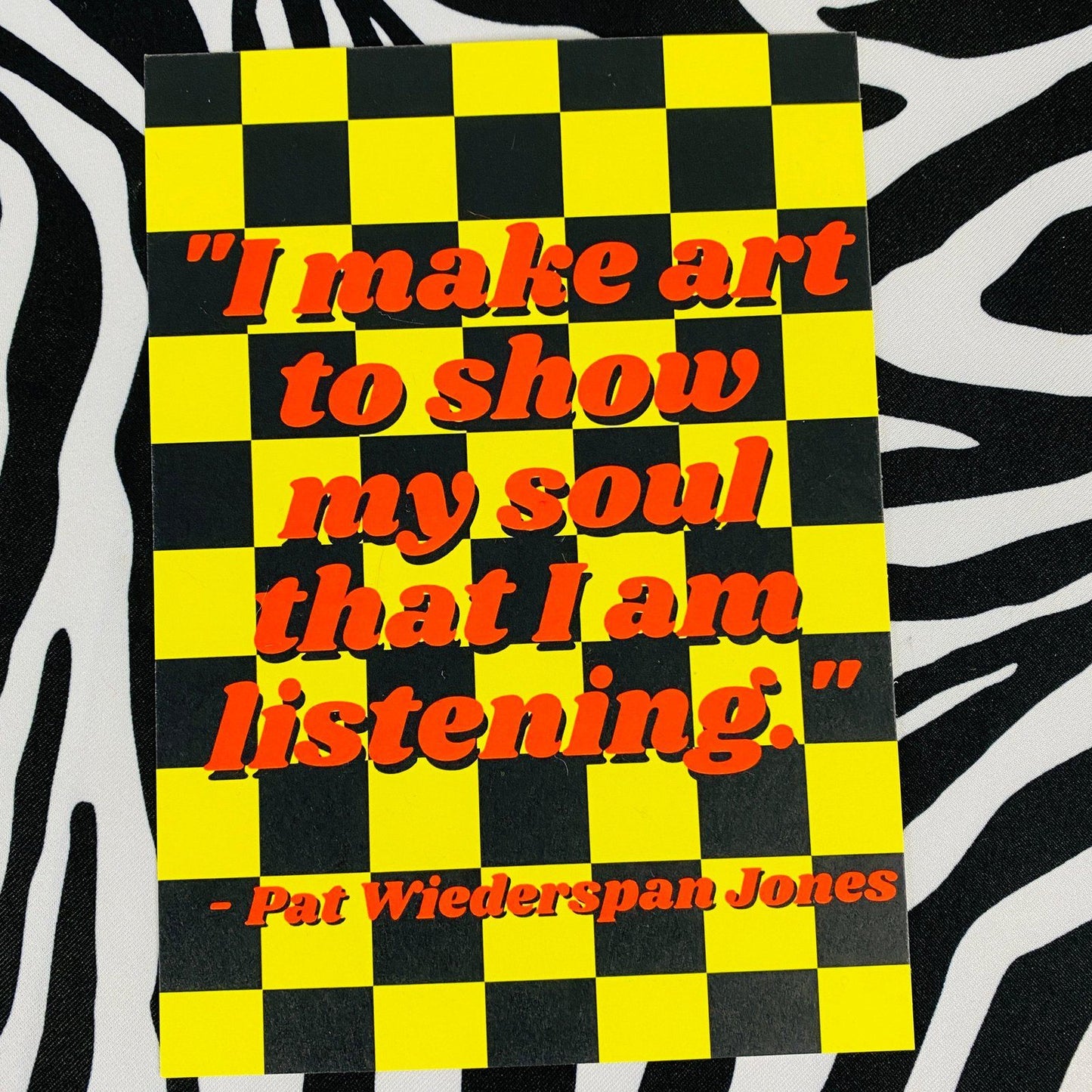 Listen To Your Soul Small Art Print