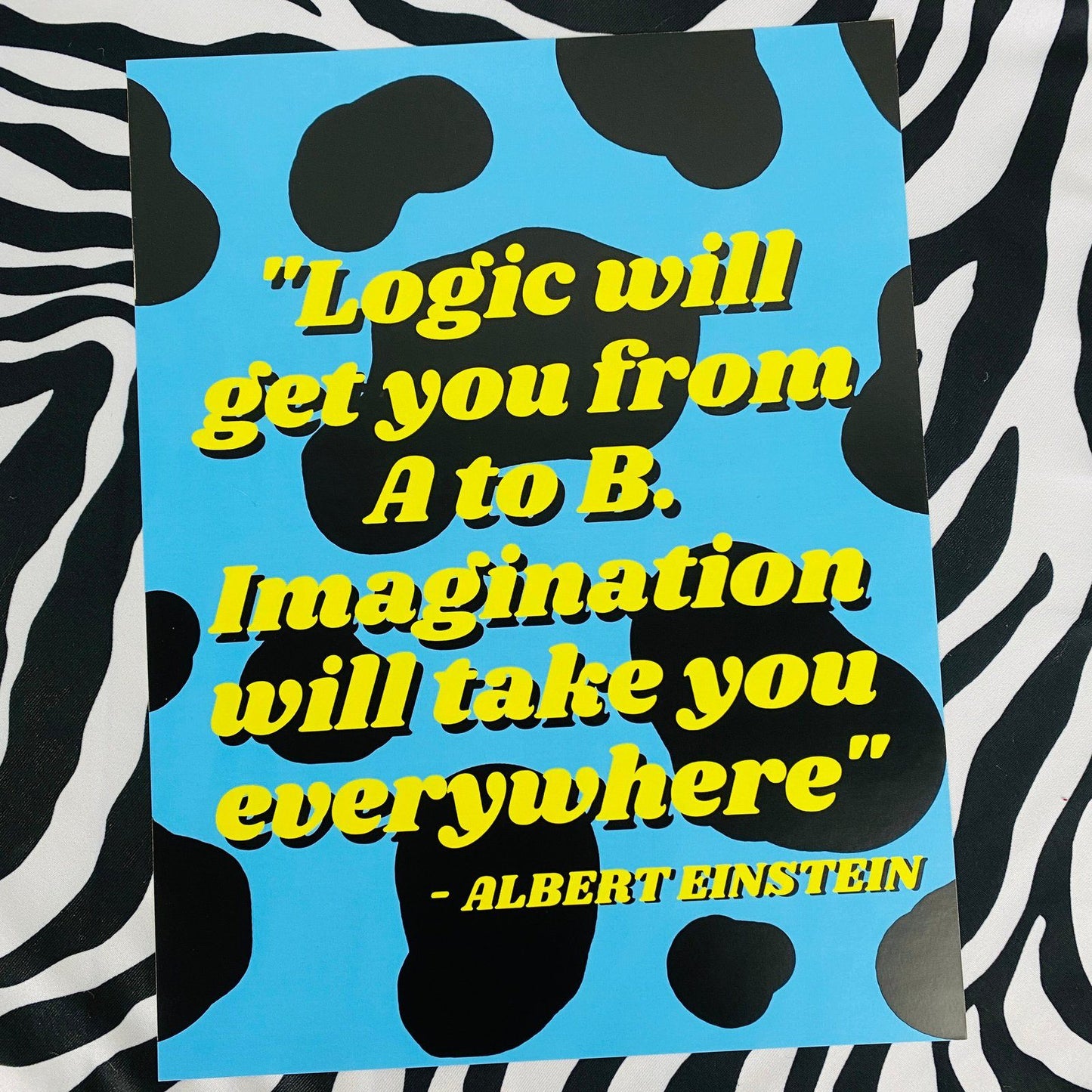 Logic & Imagination Large Art Print