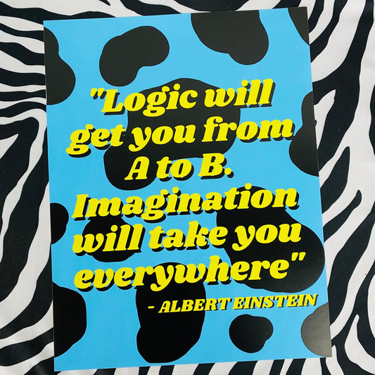 Logic & Imagination Large Art Print