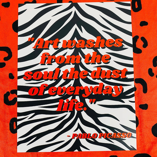 Art Washes From The Soul Large Art Print